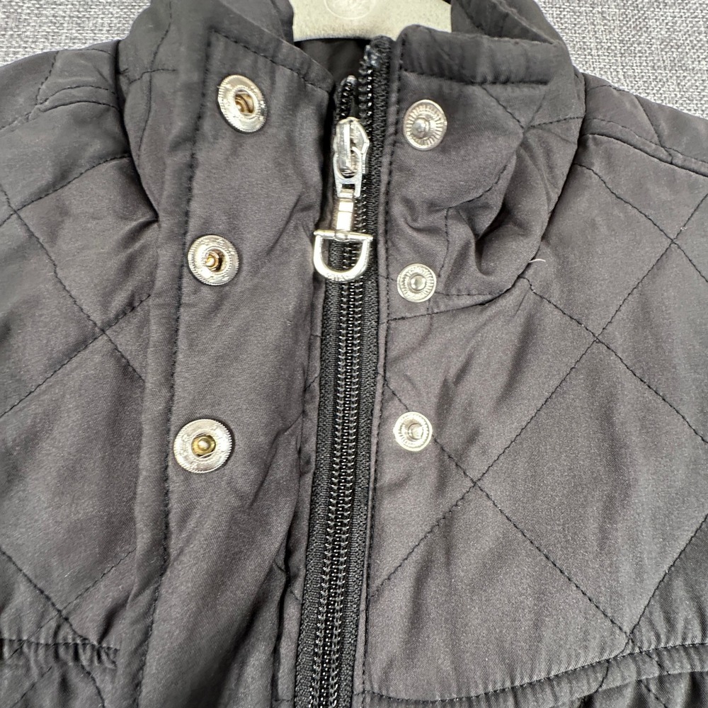 Ariat Quilted Equestrian Jacket Womens Small Black Horseback Riding Barn Coat - Picture 9 of 13
